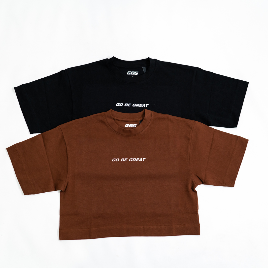 Signature Oversized Cropped Top